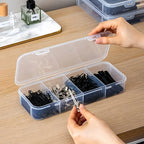 4-Compartment Transparent Jewelry & Hair Clips Storage Box Jewelry Storage Box Richie's