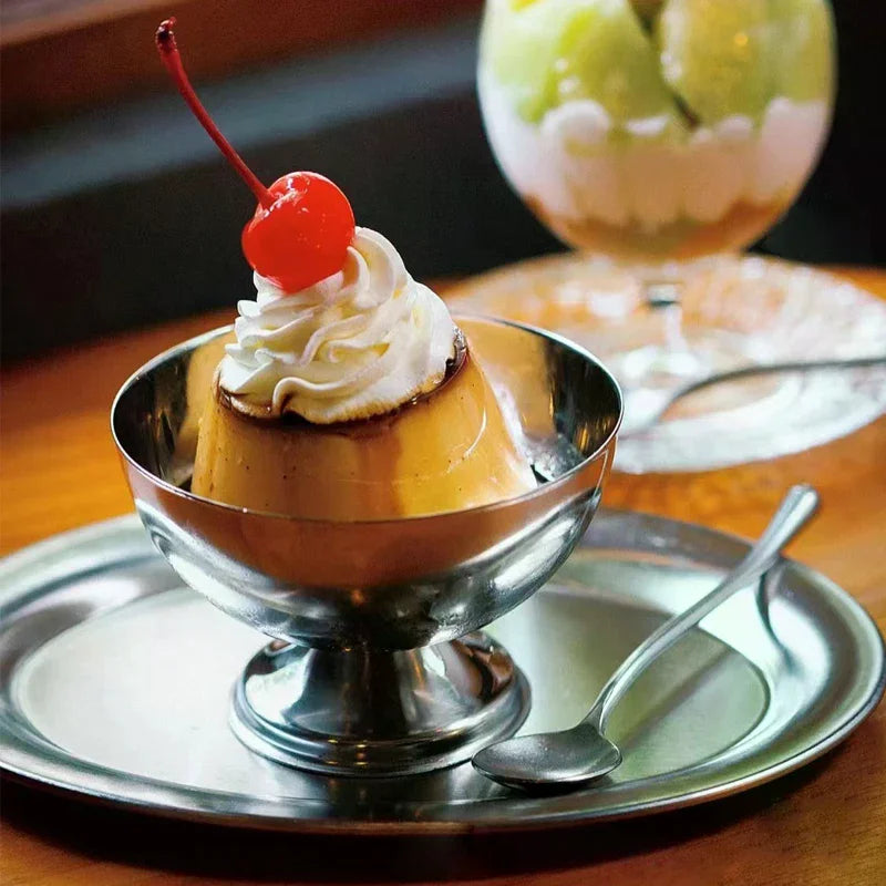 Stainless Steel Ice Cream Cups & Dessert Bowls | S, M, L Dessert Bowl Set Richie's