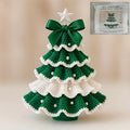 Crochet Christmas Tree Kit – Handmade Holiday Decoration Holiday Decoration Kit Richie's white-green 1pc