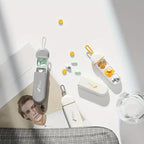 2-Pack 3-Compartment Pill Organizer with Carrying Loop Pill Organizer Richie's