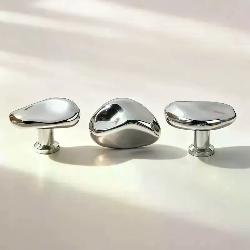 Zinc Alloy Single Hole Cabinet Drawer Handle – Silver Cabinet Drawer Handle Richie's