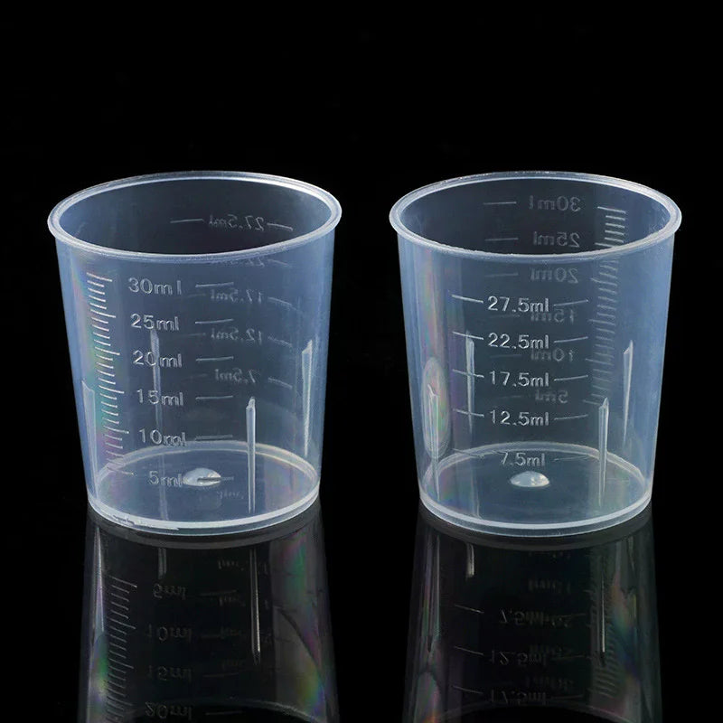 20Pcs 30ml Graduated Plastic Measuring Cups – Epoxy Resin DIY Resin Mixing Cups Richie's