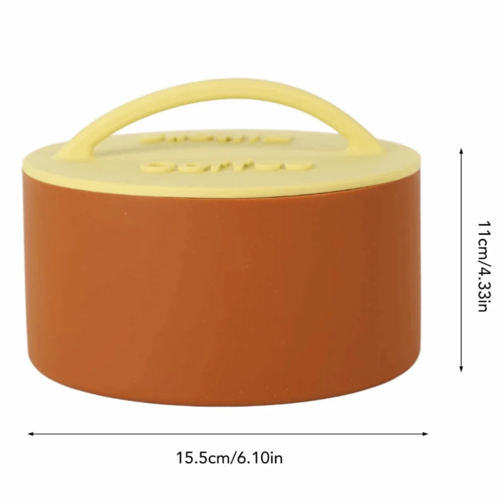 Silicone Coffee Filter Holder with Dustproof Lid | Round Storage Coffee Filter Holder Richie's
