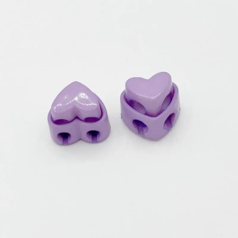 Heart-Shaped Knitting Needle Stoppers – Colorful Tip Caps 5pcs Knitting Accessories Richie's Purple