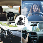 Dash Cam Suction Mount 360° Quick Release & 5 Adapters Dash Cam Mount Richie's