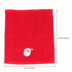 Christmas Towel & Bath Towel Set – Festive Red Holiday Gift Holiday Towel Set Richie's