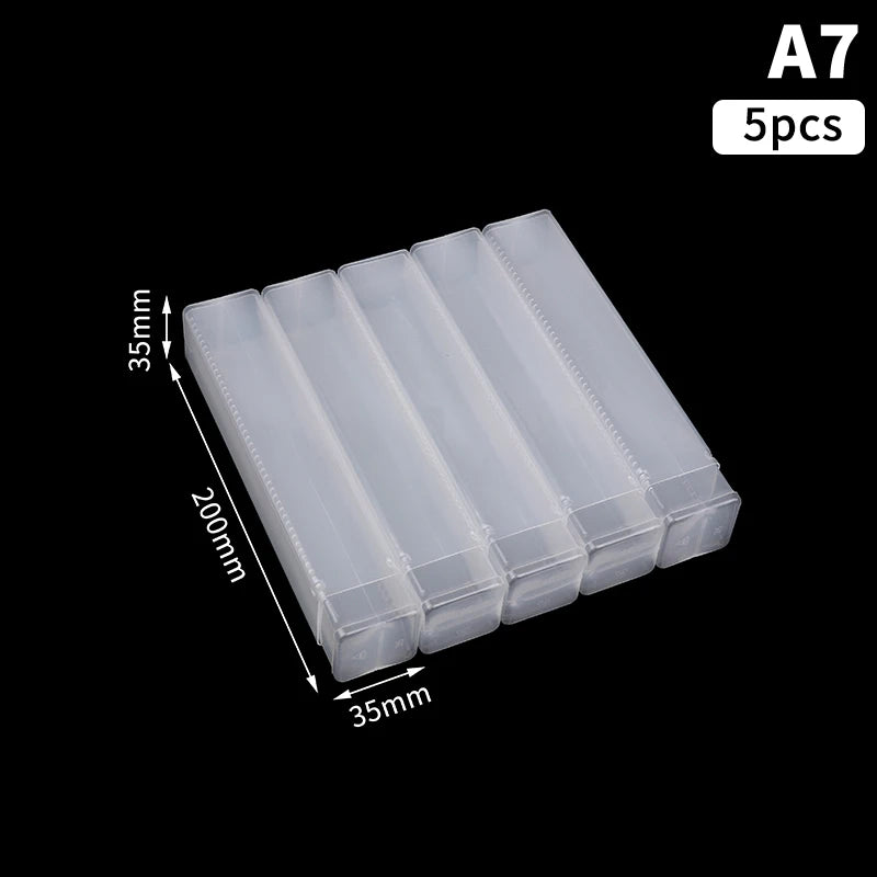 5-Pack Telescopic Drill Bit & Milling Cutter Storage Boxes Tool Storage Box Richie's 35x35x200mm