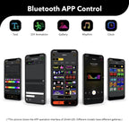 LED Matrix Panel App Control DIY Animated Car Window Display LED Matrix Display Richie's