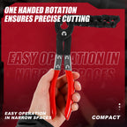 Carbon Steel Chain Exhaust Pipe Cutter 3/4" to 3-1/4" Pipe Cutting Tool Richie's