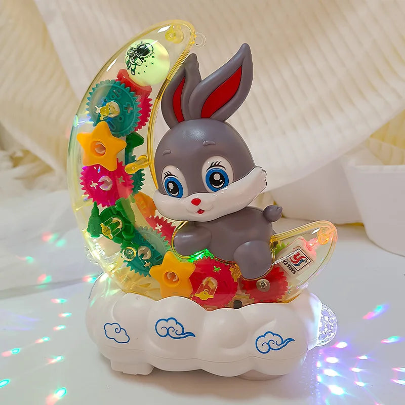 Kids Electric Bunny Toy Car – Lights, Music & Moving Gears Electric Toy Car Richie's Yj-3043