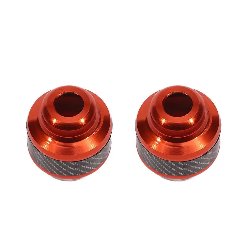 2PCs Motorcycle Frame Sliders Aluminum Alloy Crash Pad Protectors Motorcycle Frame Slider Richie's orange 2PCs