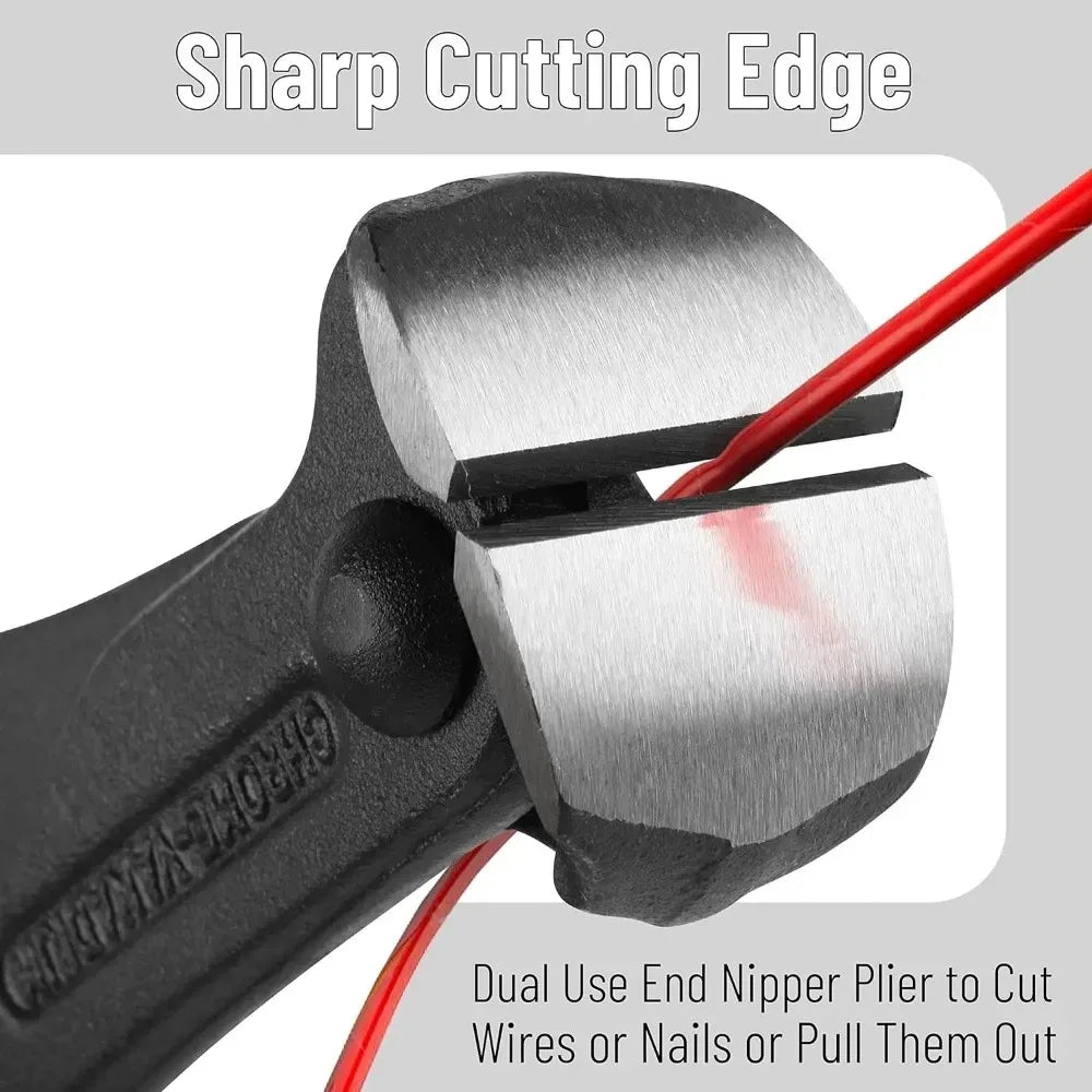 TOTNEND End Cutting Pliers – Nail Puller & Staple Remover End Cutting Pliers Richie's