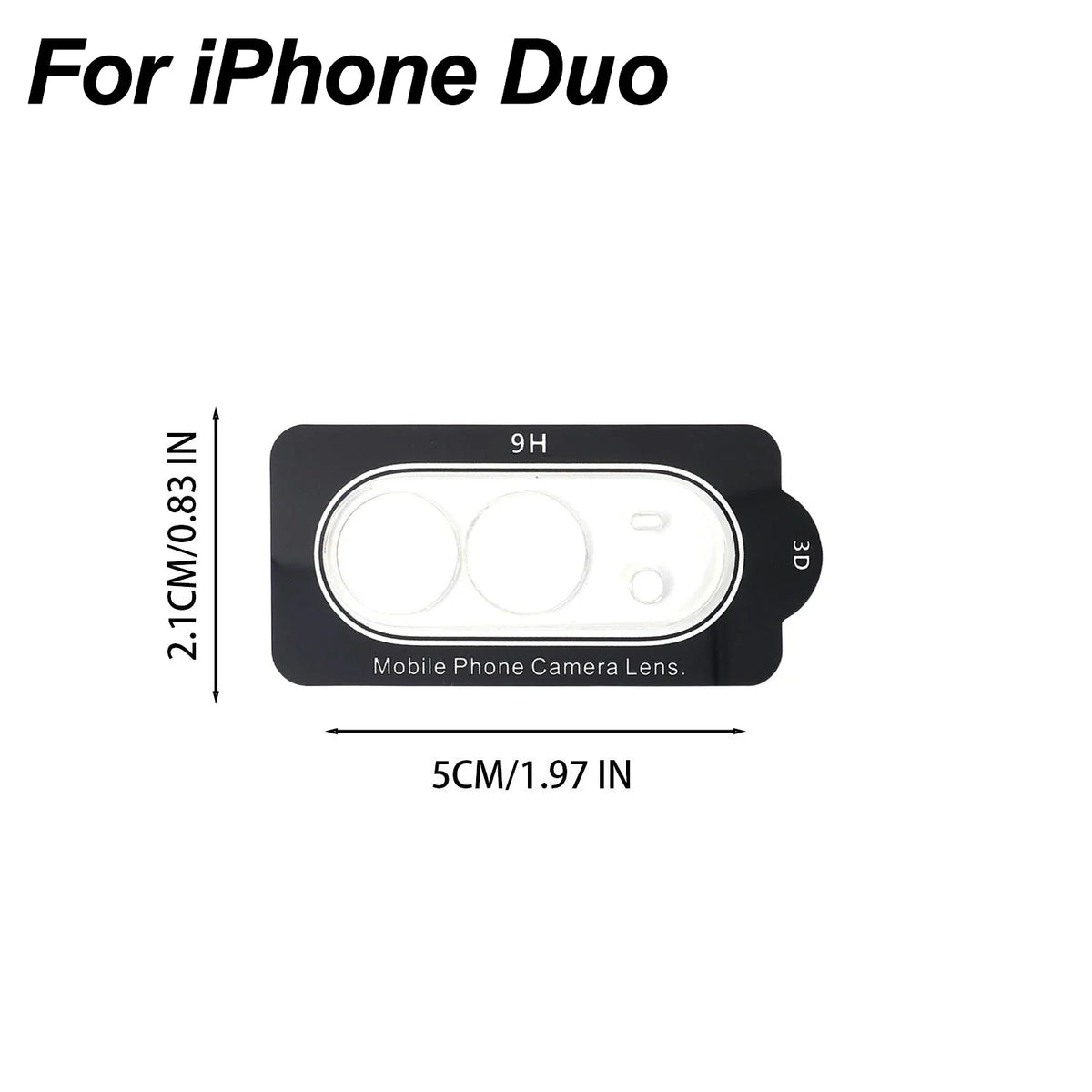 Tempered Glass Camera Lens Protector – iPhone 17 & 18 Pro Max Camera Lens Protector Richie's For iPhone Duo 1PCS