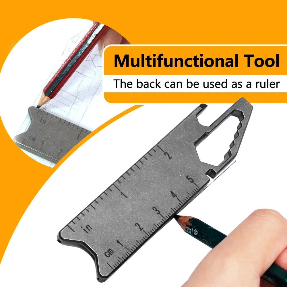 Titanium Alloy EDC Utility Knife Multitool + 10 Blades Utility Knife Multitool Richie's