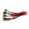50Pcs Prewired 5mm LED Diode Lights 5 Colors 12V Car DIY Kit Prewired LED Kit Richie's Default Title