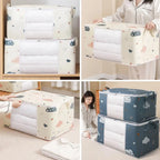 Quilt & Duvet Storage Bag – Moisture-Proof Closet Organizer Bedding Storage Bag Richie's
