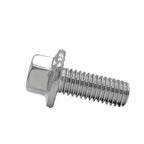 304 SS Serrated Flange Hex Bolts UNC 1/4-20 5/16-18 3/8-16 10pcs Flange Hex Bolt Richie's