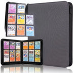 360-Pocket Sports Card Binder Album – Baseball & Football Trading Card Binder Richie's Grey Style B
