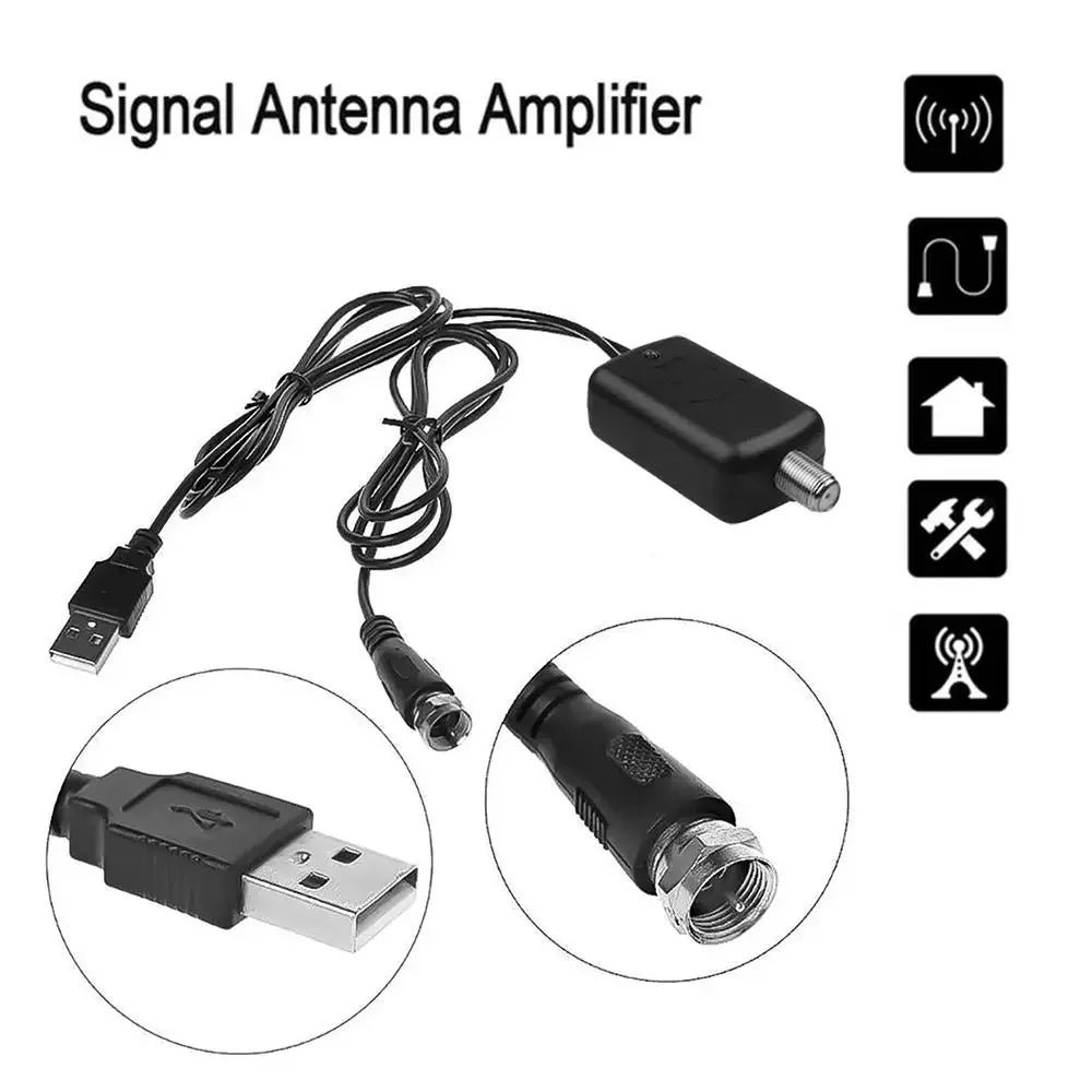 4K UHD Digital TV Antenna Amplifier – 200 Mile Range TV Antenna Amplifier Richie's