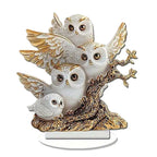 2D Anime Owl Statue Acrylic Desktop Decor & Gift Figurine Decorative Figurine Richie's