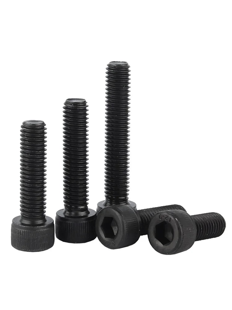 Left-Hand Reverse Thread Hex Socket Cap Screws M4–M16 Black Hex Socket Cap Screw Richie's