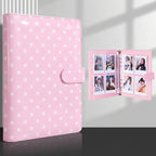 PU Leather 6-Ring Binder Magnetic Closure & Photo Card Sleeves Ring Binder Organizer Richie's