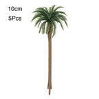 5Pcs Miniature Coconut Palm Tree Models for DIY Micro Landscape Miniature Landscape Model Richie's 10cm