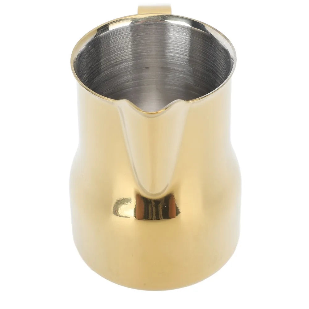 350ml Gold Stainless Steel Milk Frothing Pitcher | Coffee Art Milk Frothing Pitcher Richie's