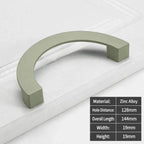 Zinc Alloy Cabinet Door Handle & Drawer Knob – Baked Paint Cabinet Door Handle Richie's 09-Green
