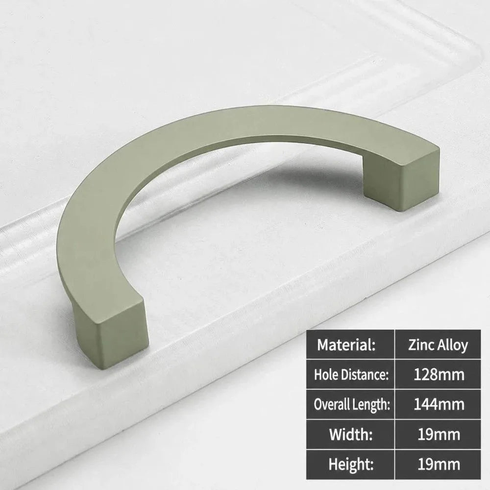 Zinc Alloy Cabinet Door Handle & Drawer Knob – Baked Paint Cabinet Door Handle Richie's 09-Green