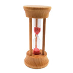 3-Minute Wooden Hourglass Sand Timer – Home & Office Decor Decorative Sand Timer Richie's