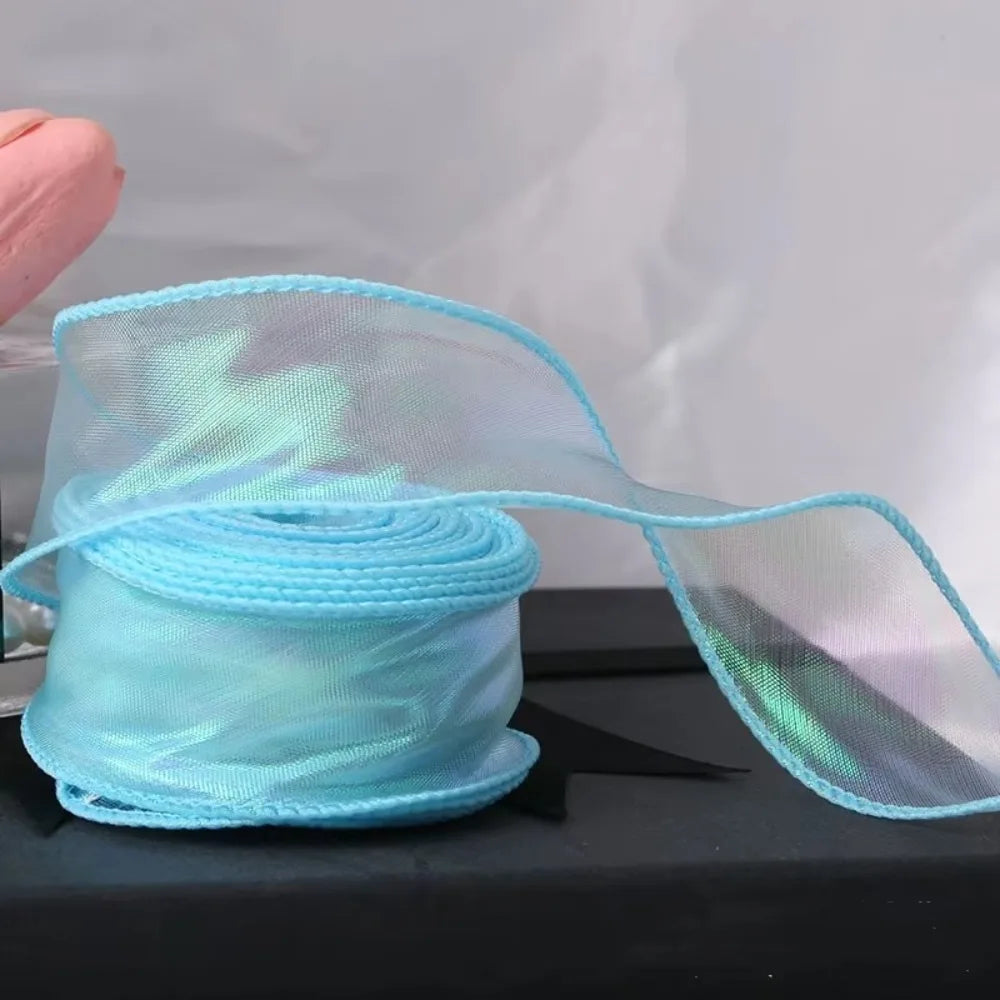 10 Yards Fishtail Yarn Bead Ribbon 40MM – DIY Gift Wrap Craft Craft Ribbon Richie's Blue L