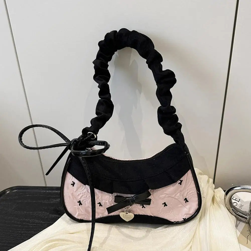 Women's Plaid Crescent Mini Shoulder Bag | Half Moon Handbag Crescent Shoulder Bag Richie's