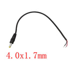 10Pcs DC Power 4.0×1.7mm Male Plug Bare Wire Cable 30CM DC Power Cable Richie's