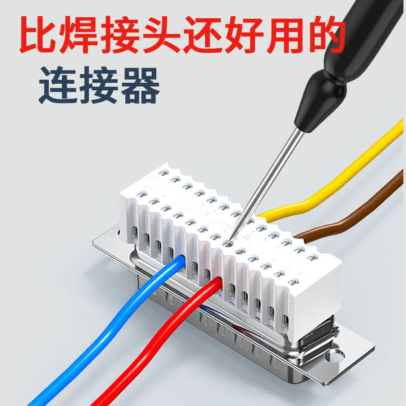 DB25 RS232 25-Pin Solderless Connector Male Female Metal Shell Serial Port Connector Richie's