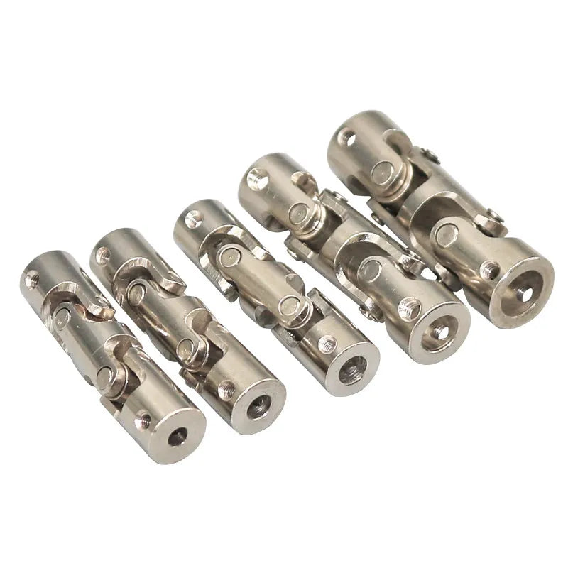 Metal Three-Section Universal Joint Coupling M3/M4 Motor Connector Universal Joint Coupling Richie's