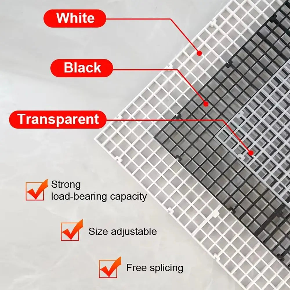 Plastic Isolation Grid Board 30x30cm Aquarium Divider Tray Aquarium Grid Divider Richie's