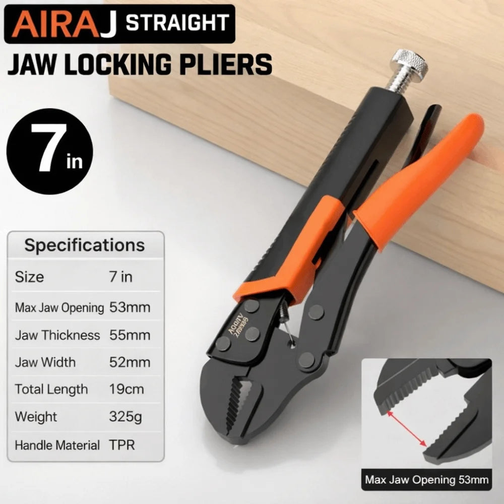 7/9/10" Heavy Duty Locking Pliers Adjustable Vise Grip Clamp Locking Pliers Richie's