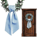 Cloth Wreath Sash Ric Rac Gingham Trim – Basket & Door Décor Decorative Sash Richie's C
