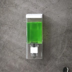 No-Drill Wall Mount Manual Soap Dispenser – Transparent ABS Soap Dispenser Richie's