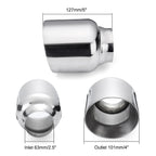 Dual Wall Stainless Steel Exhaust Tip 63mm–101mm Universal Exhaust Tip Richie's