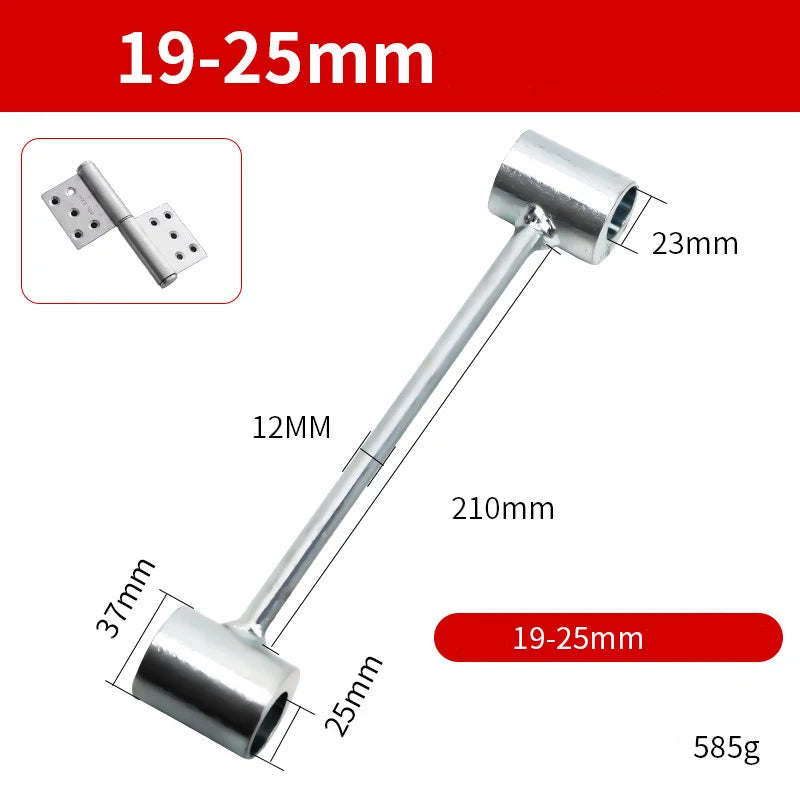 Hinge Gap Adjusting Wrench Double-Head Steel Tool 0.55–0.75in Hinge Adjustment Wrench Richie's 19-25mm