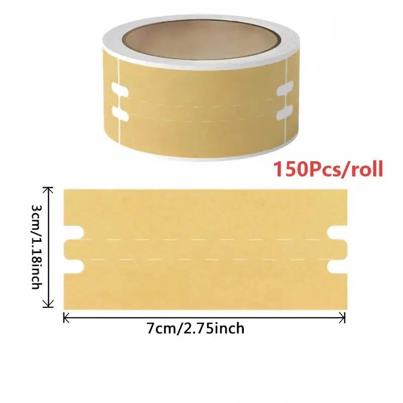 Tamper Evident Sealing Stickers 100/150Pcs – Kraft Security Labels Security Sealing Labels Richie's A1