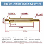 DIP SMD Double Spring PCB Pogo Pin Connectors 20/50/100 Pcs