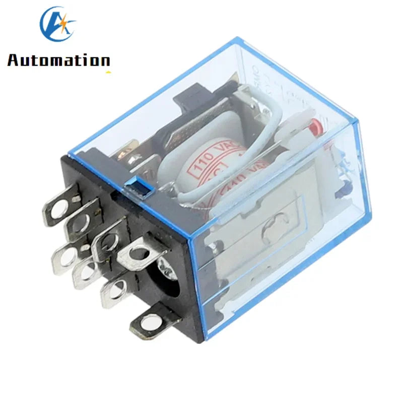 LY2NJ HH62P Electromagnetic Relay 10A 8-Pin DPDT LED Electromagnetic Relay Richie's AC 220V