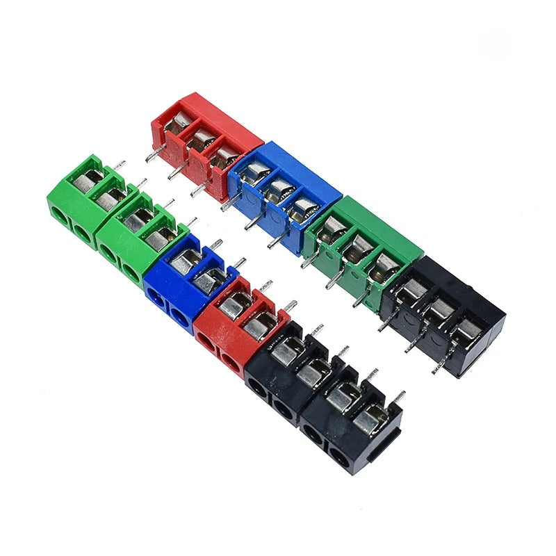 KF301 PCB Screw Terminal Block 5.0mm 2-Pin Connector Kit PCB Terminal Connector Richie's