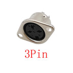 DIN 3 4 5 6 8 Pin Male Plug Female Socket Connector 2Pcs DIN Connector Richie's 3Pin-KP-2Pcs