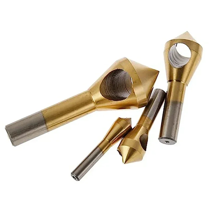 Titanium-Plated HSS Countersink Drill Bit – Deburring & Chamfer Tool Countersink Drill Bit Richie's