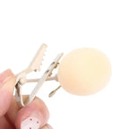 Beige Lavalier Lapel Clip Mic 80–20kHz Omnidirectional + 2 Covers Lavalier Microphone Richie's