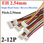 10pcs EH 2.54mm Female Plug Connector Wire 26AWG – Multi-Pin PCB Wire Connector Richie's